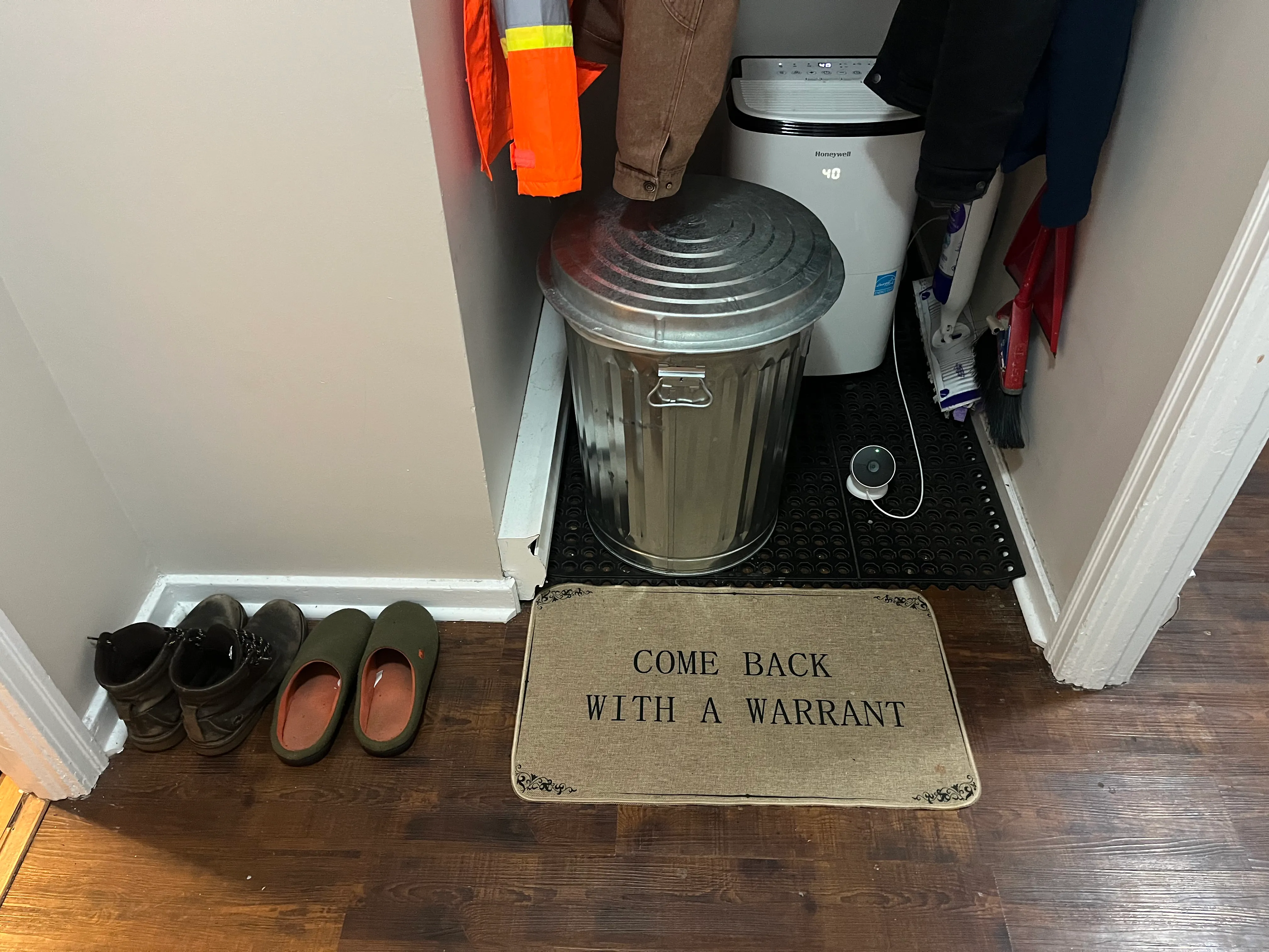 Come Back with a Warrant Mat