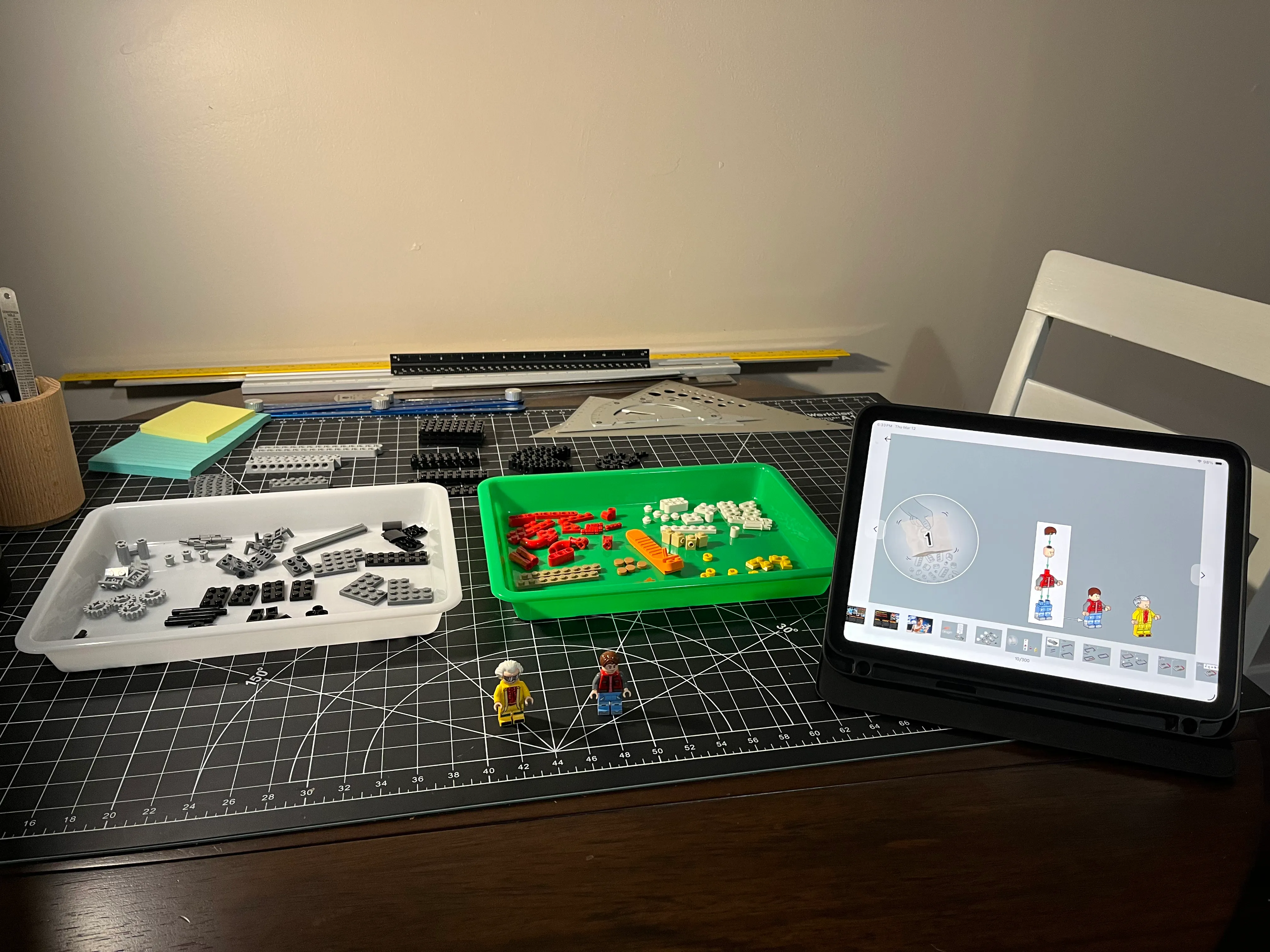 Back to the Future Lego Kit