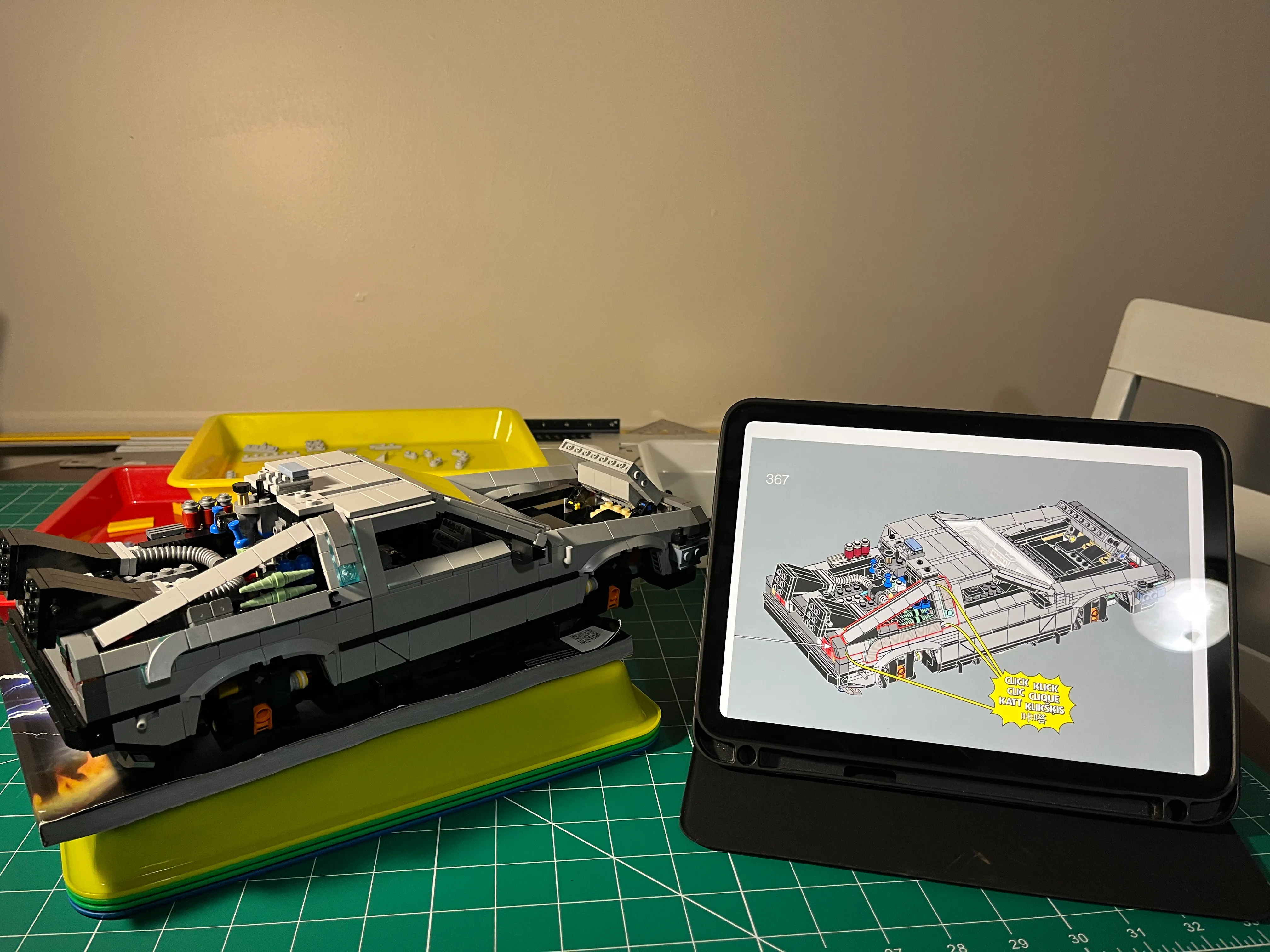 Back to the Future Lego Kit