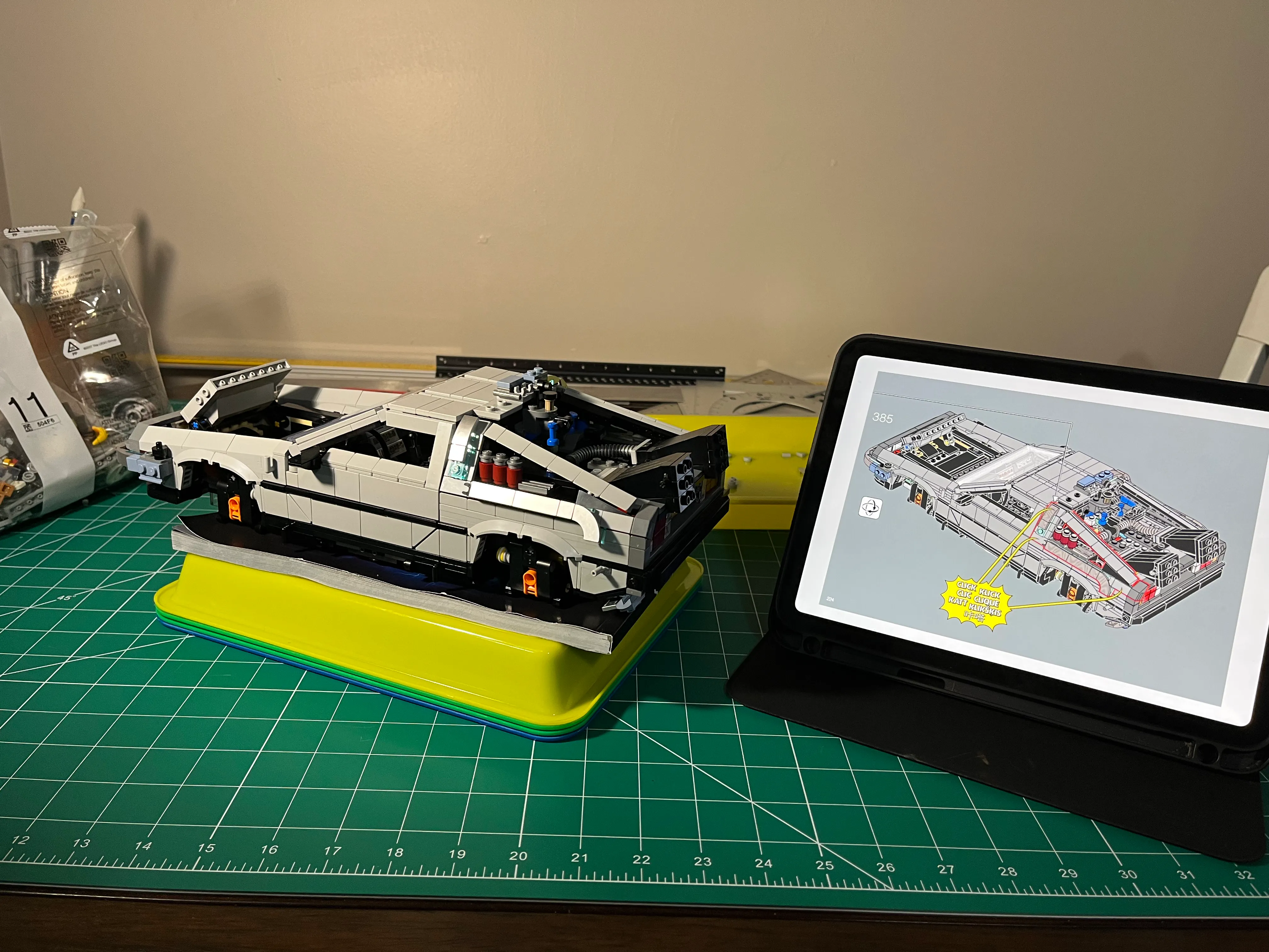 Back to the Future Lego Kit