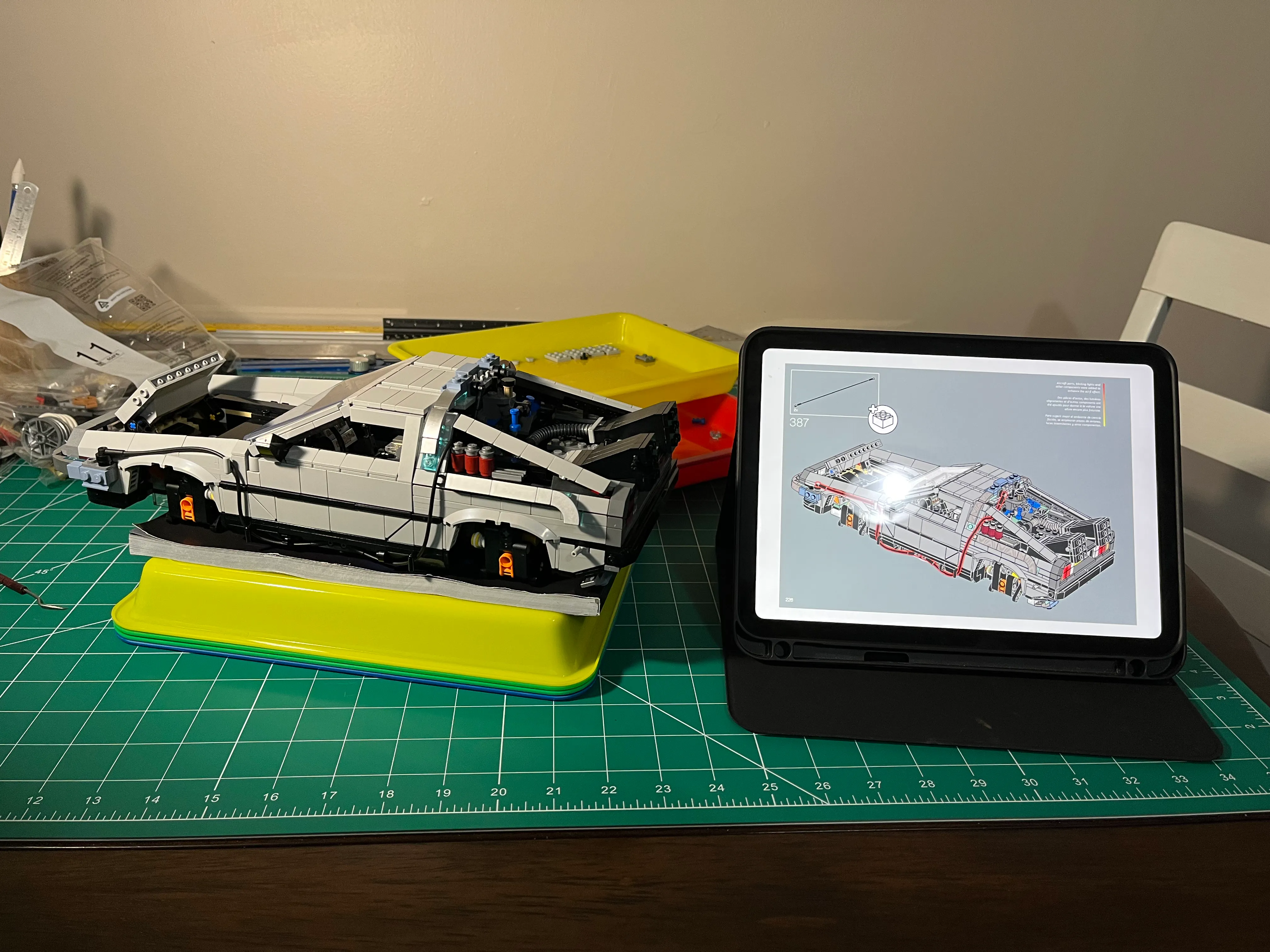 Back to the Future Lego Kit