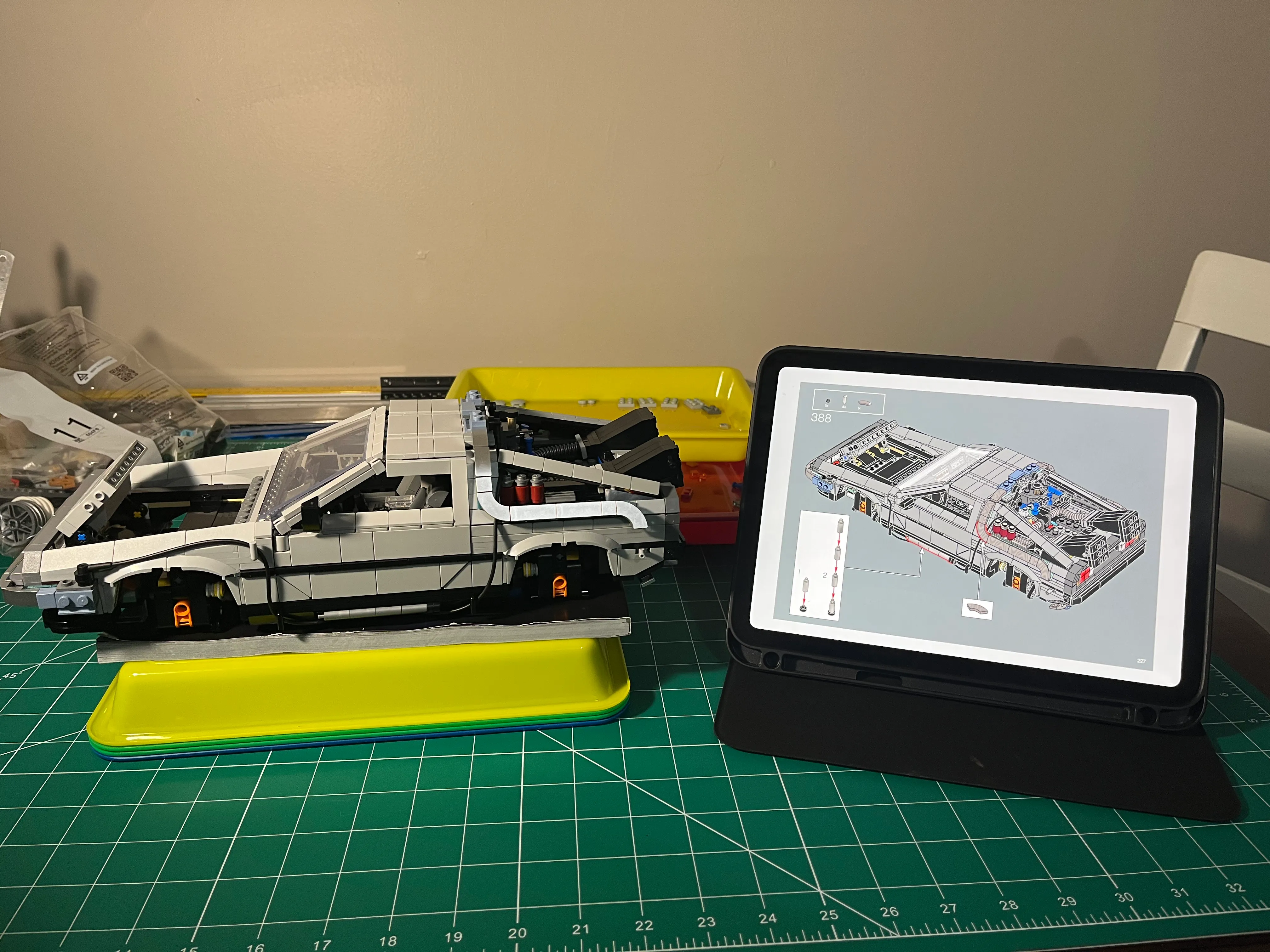 Back to the Future Lego Kit