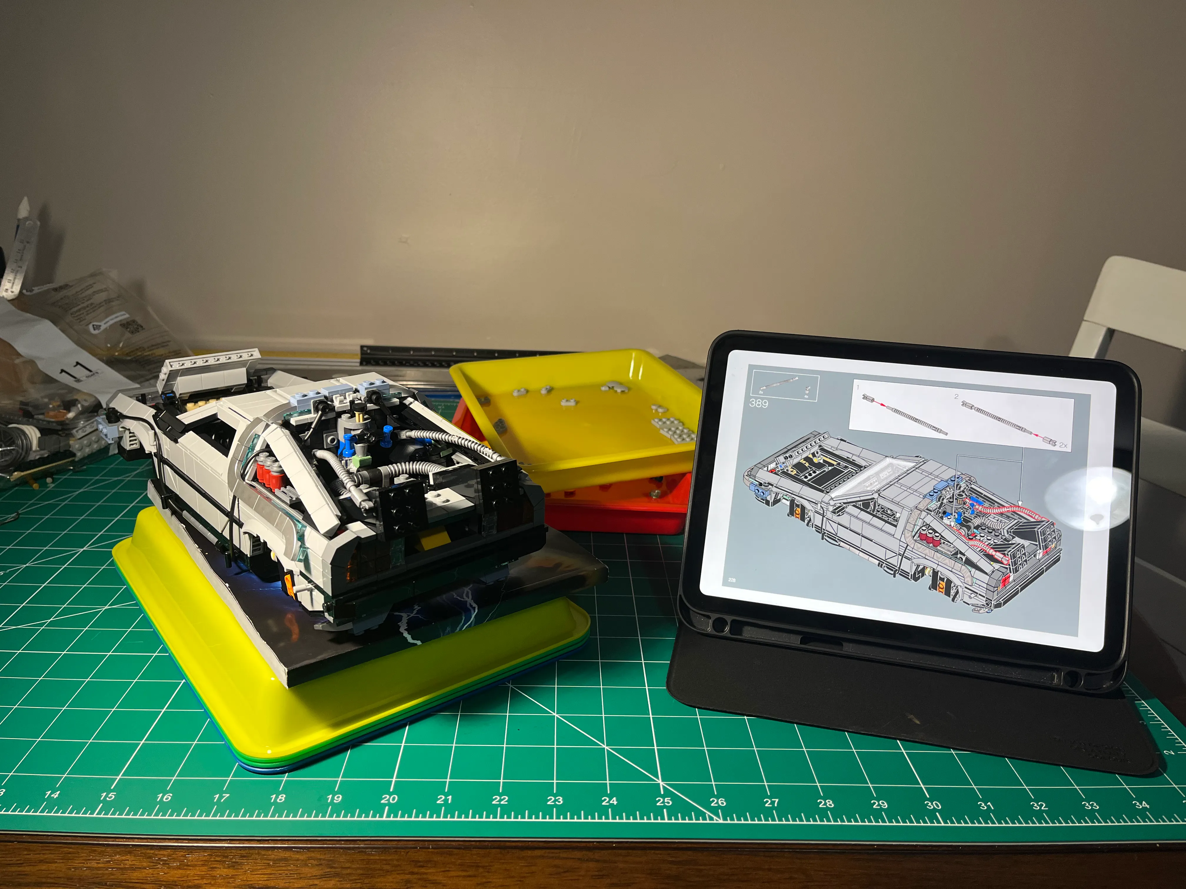 Back to the Future Lego Kit