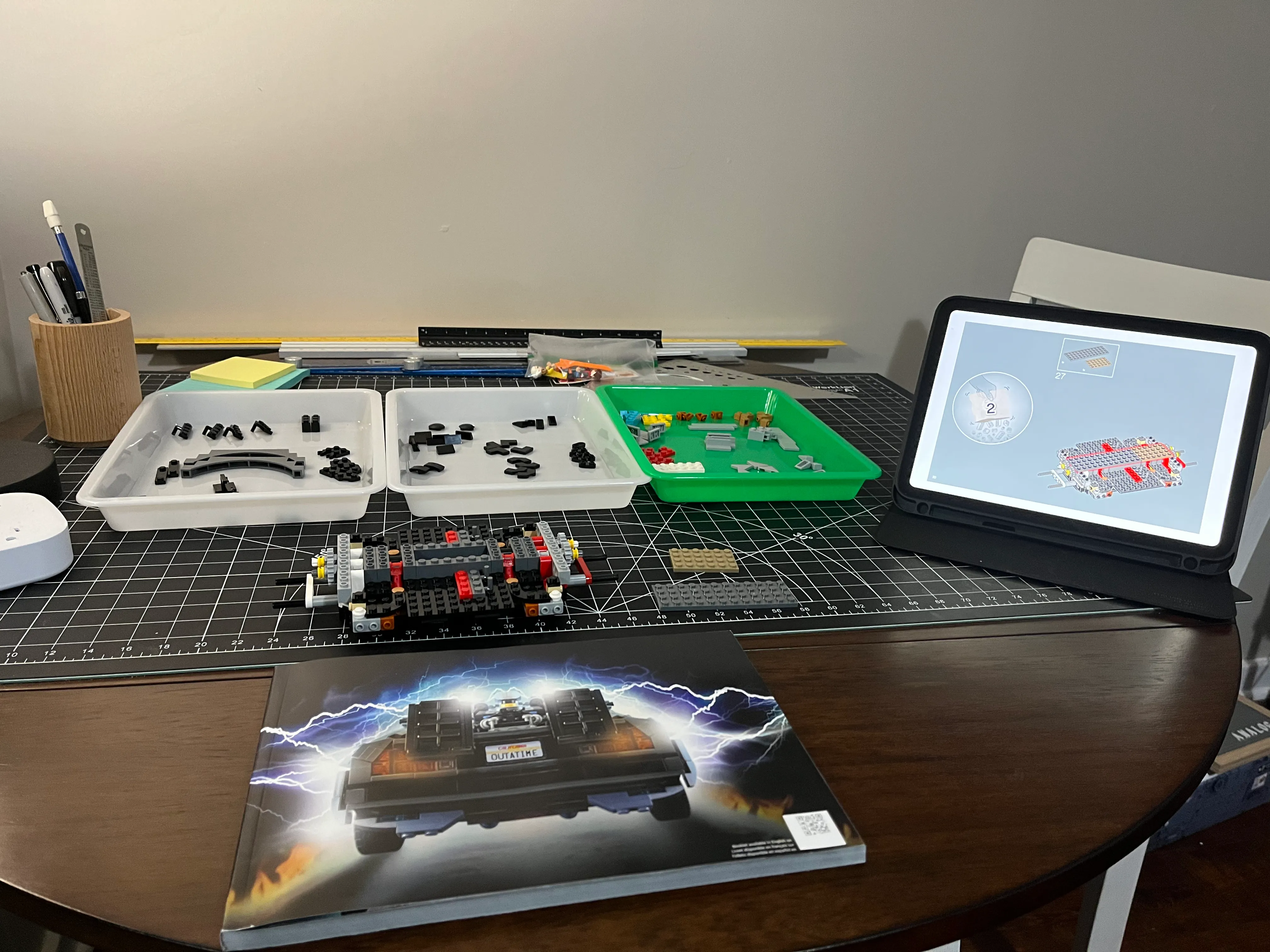 Back to the Future Lego Kit