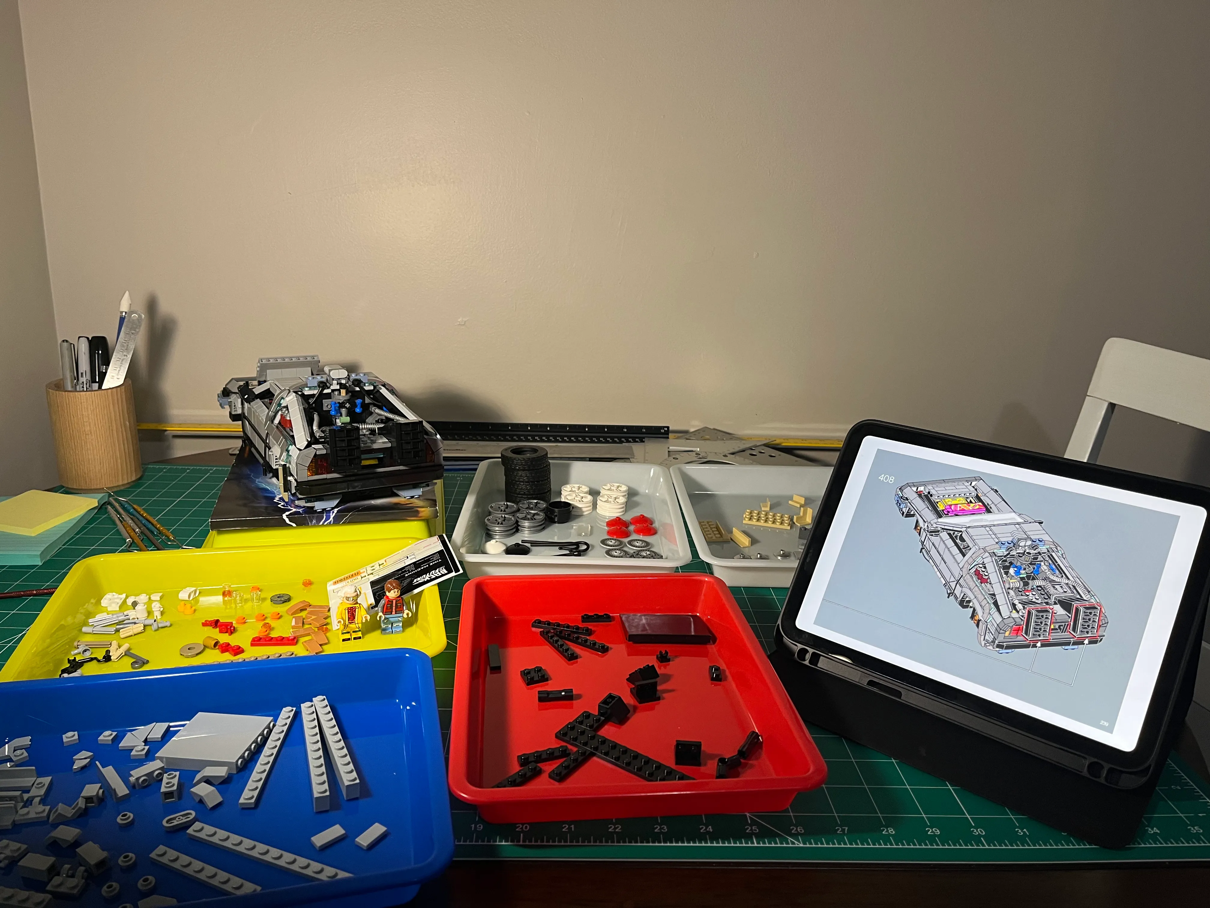 Back to the Future Lego Kit