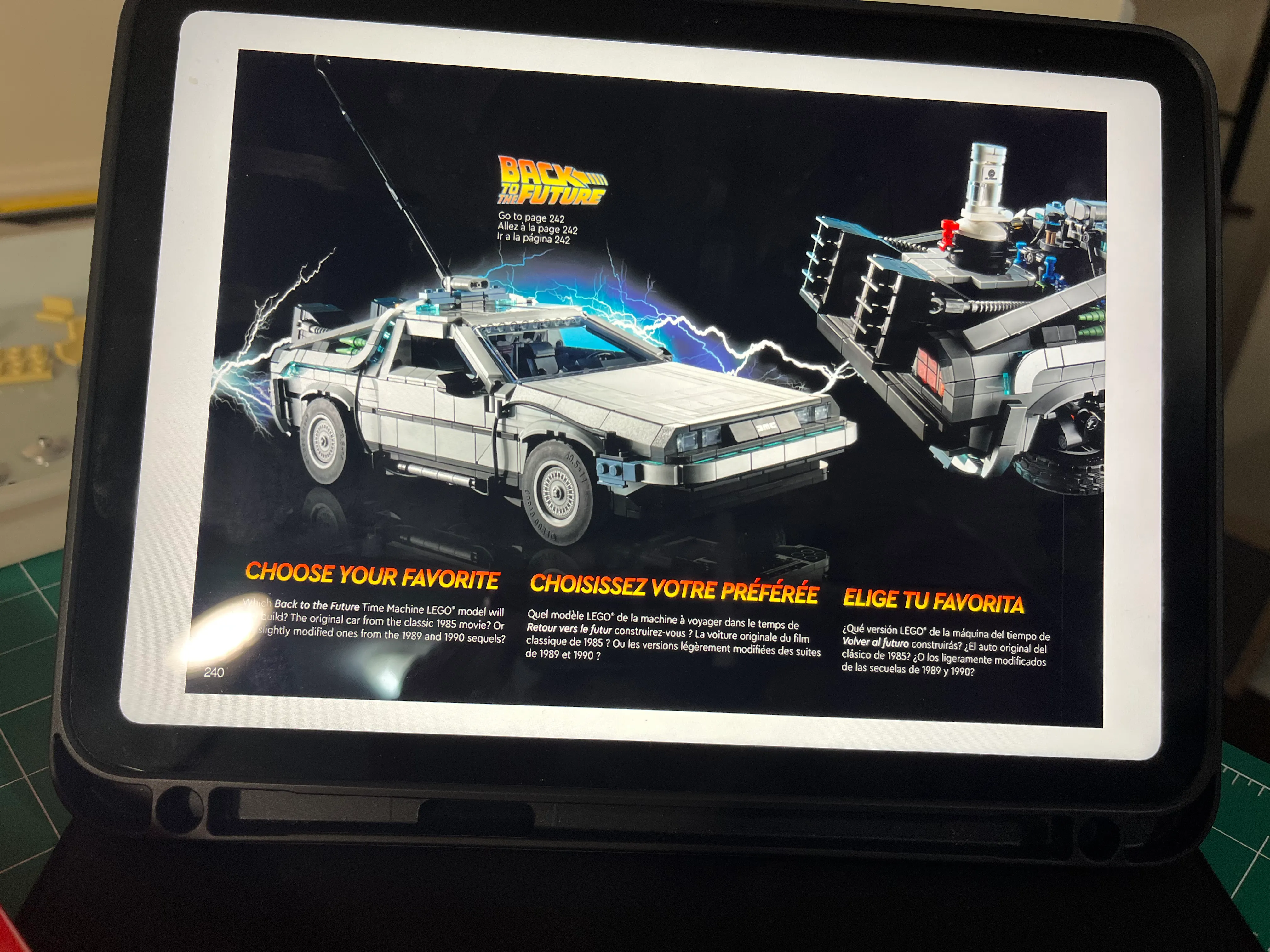 Back to the Future Lego Kit