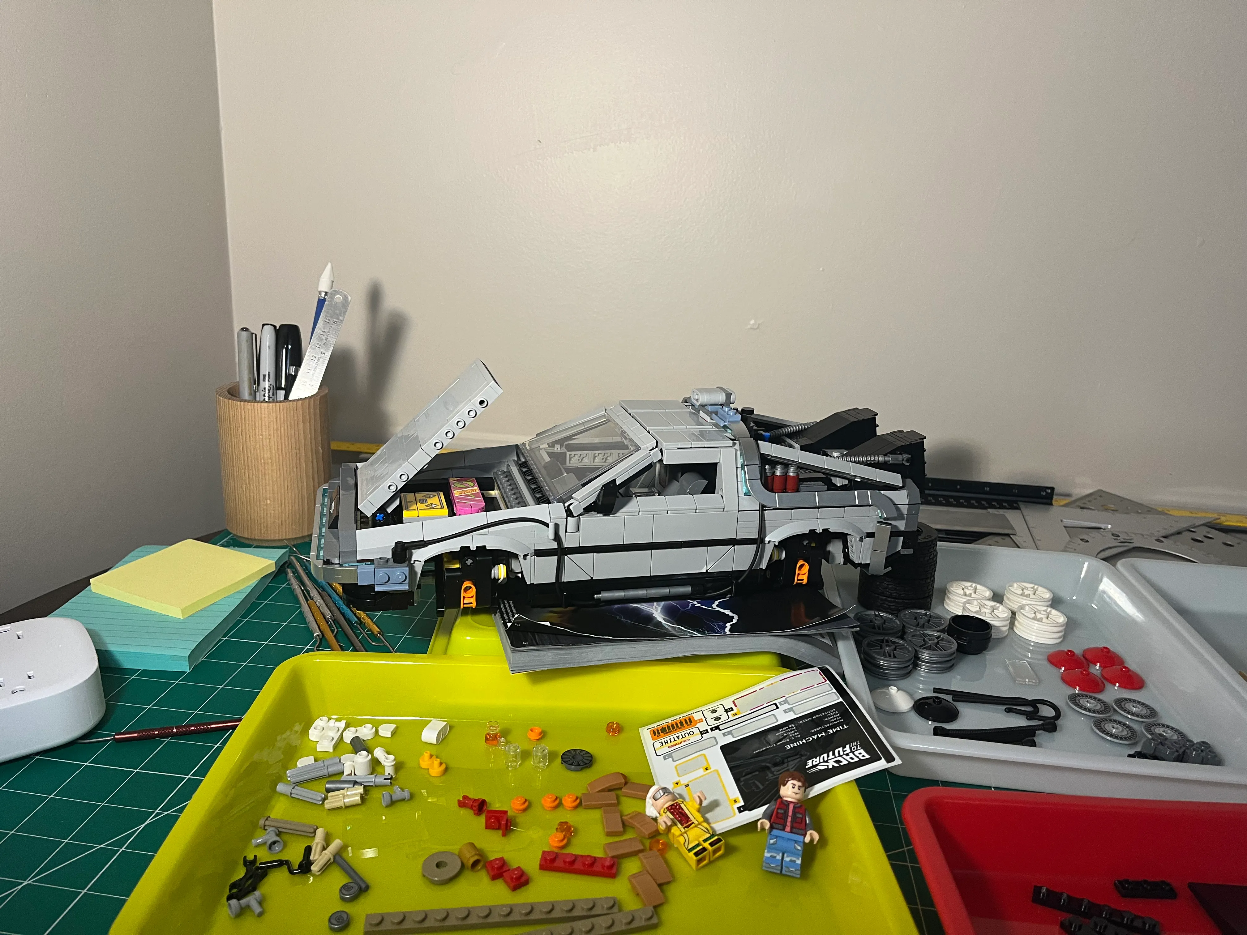 Back to the Future Lego Kit