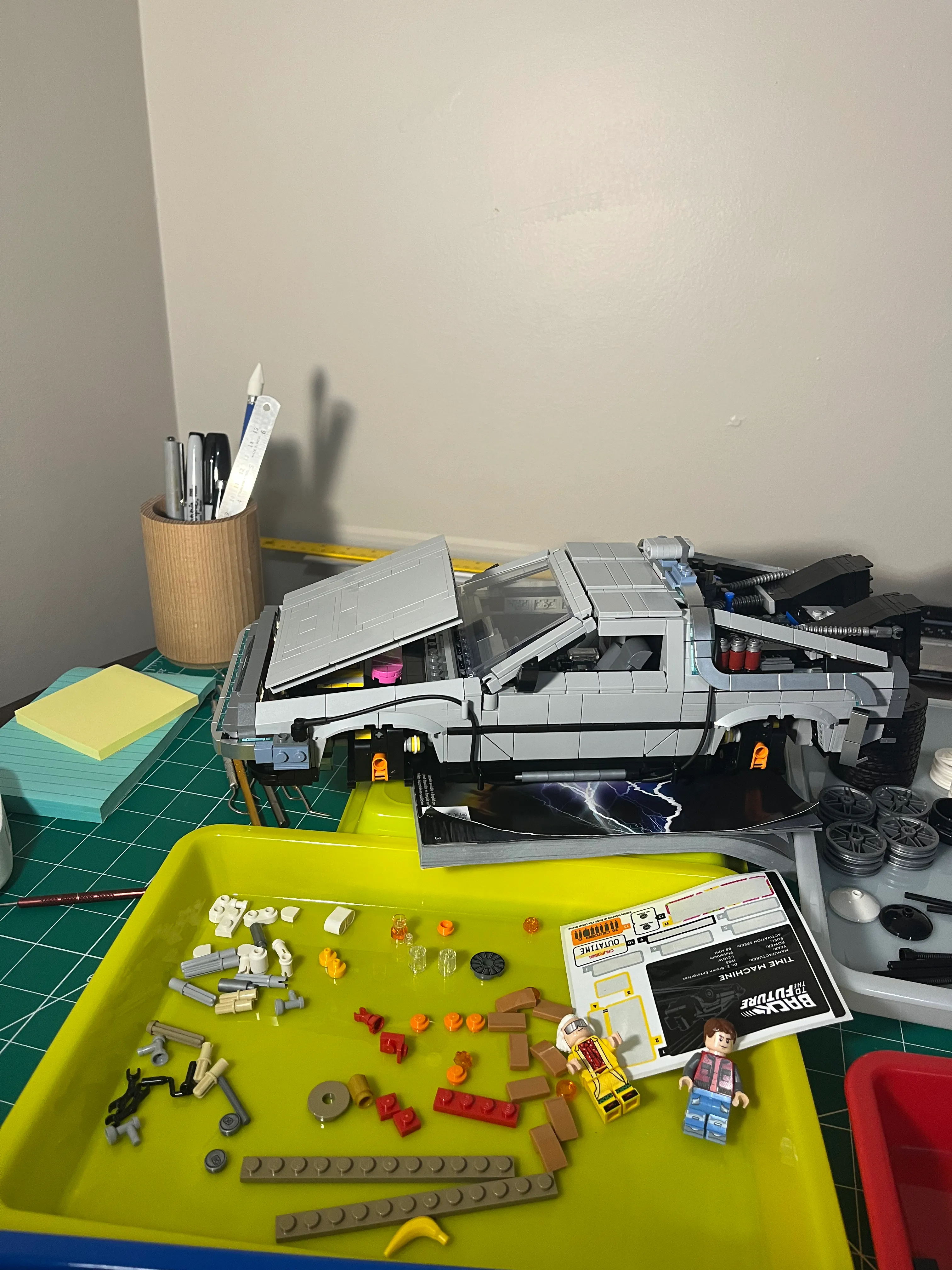 Back to the Future Lego Kit