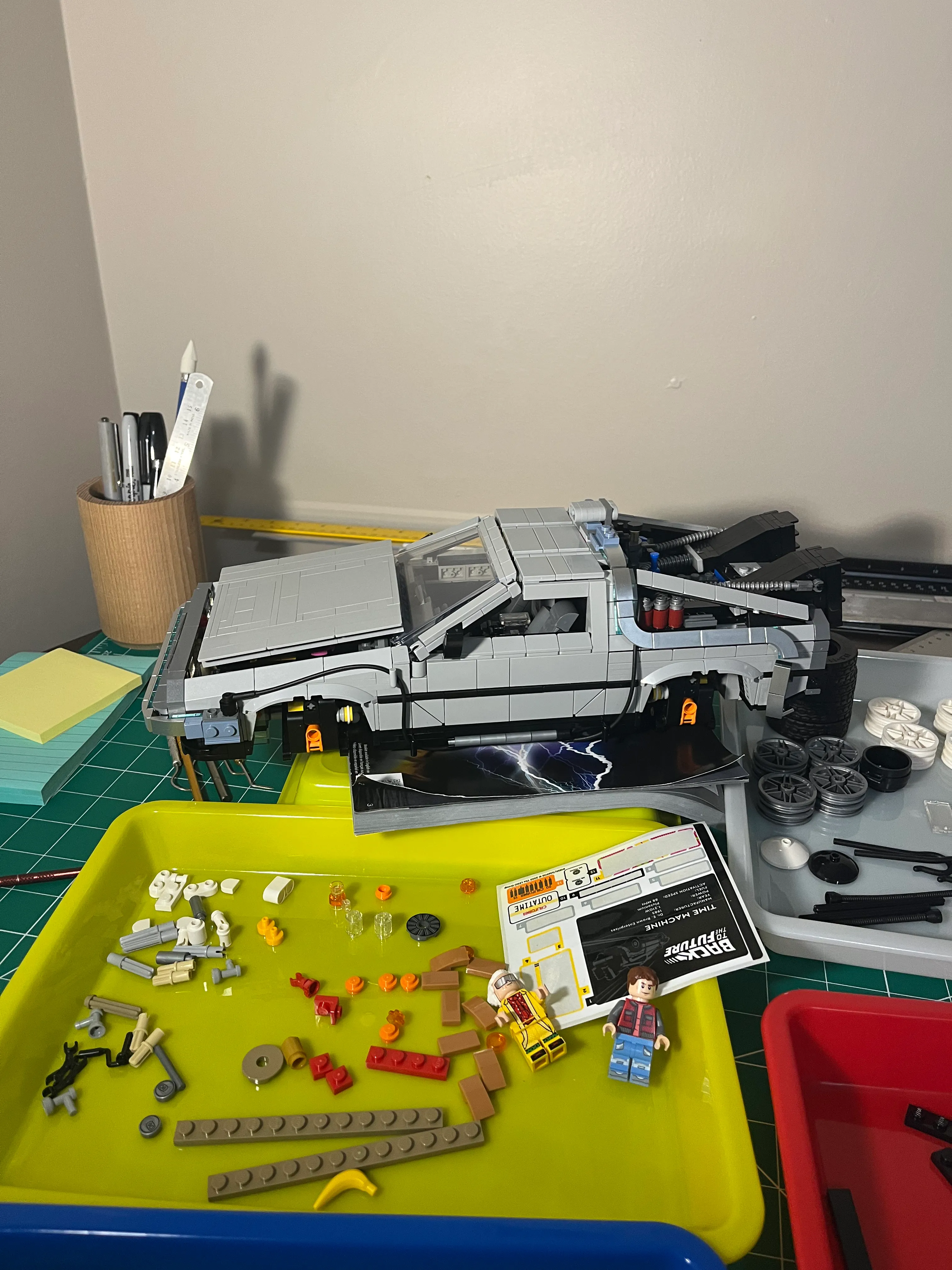 Back to the Future Lego Kit