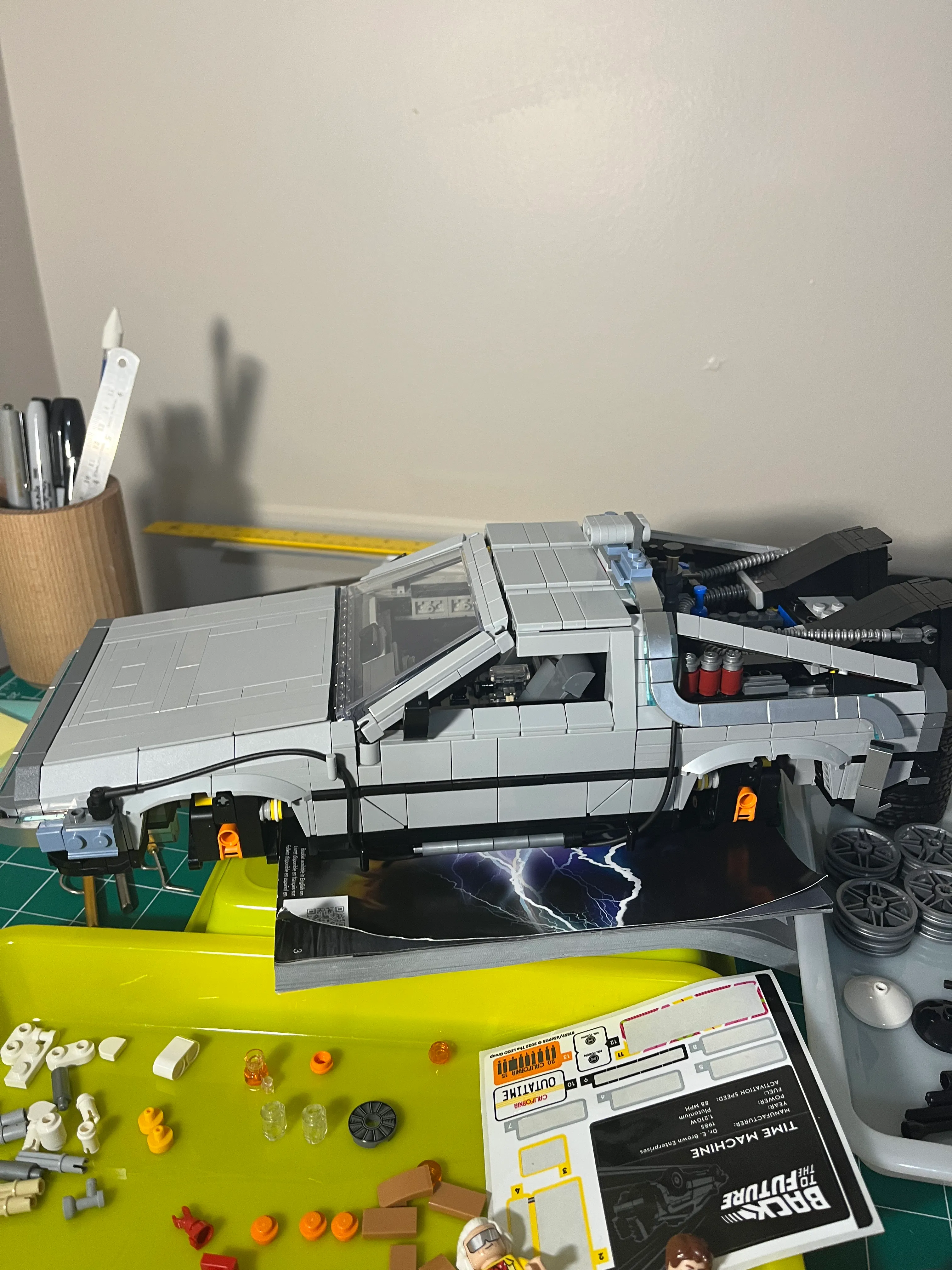 Back to the Future Lego Kit