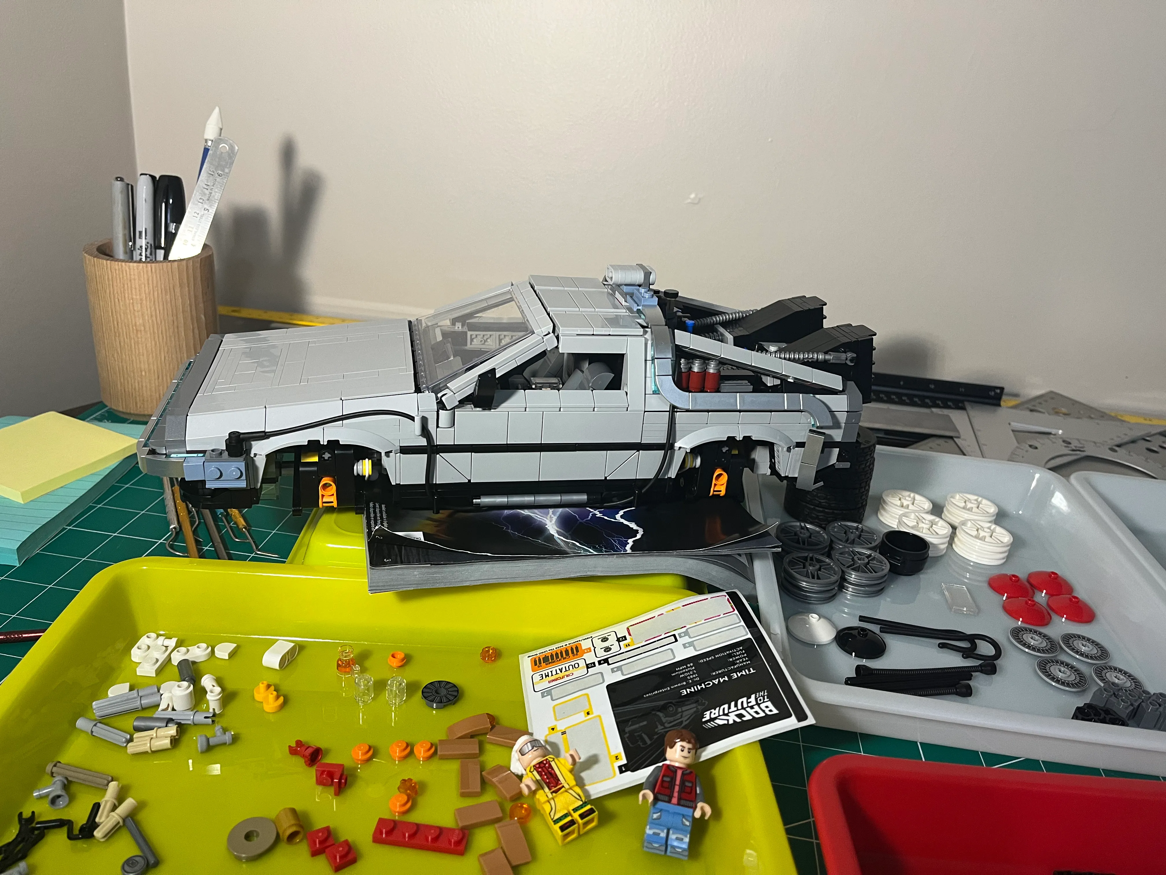 Back to the Future Lego Kit