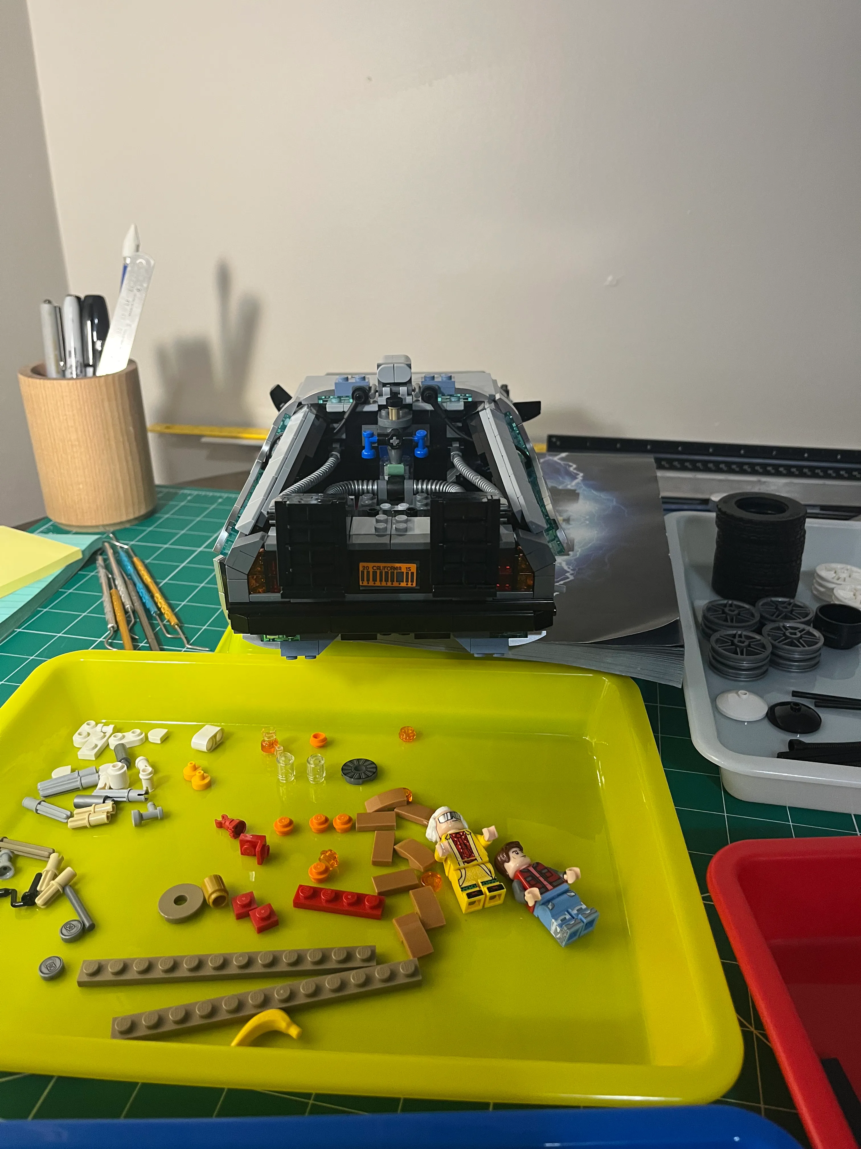Back to the Future Lego Kit