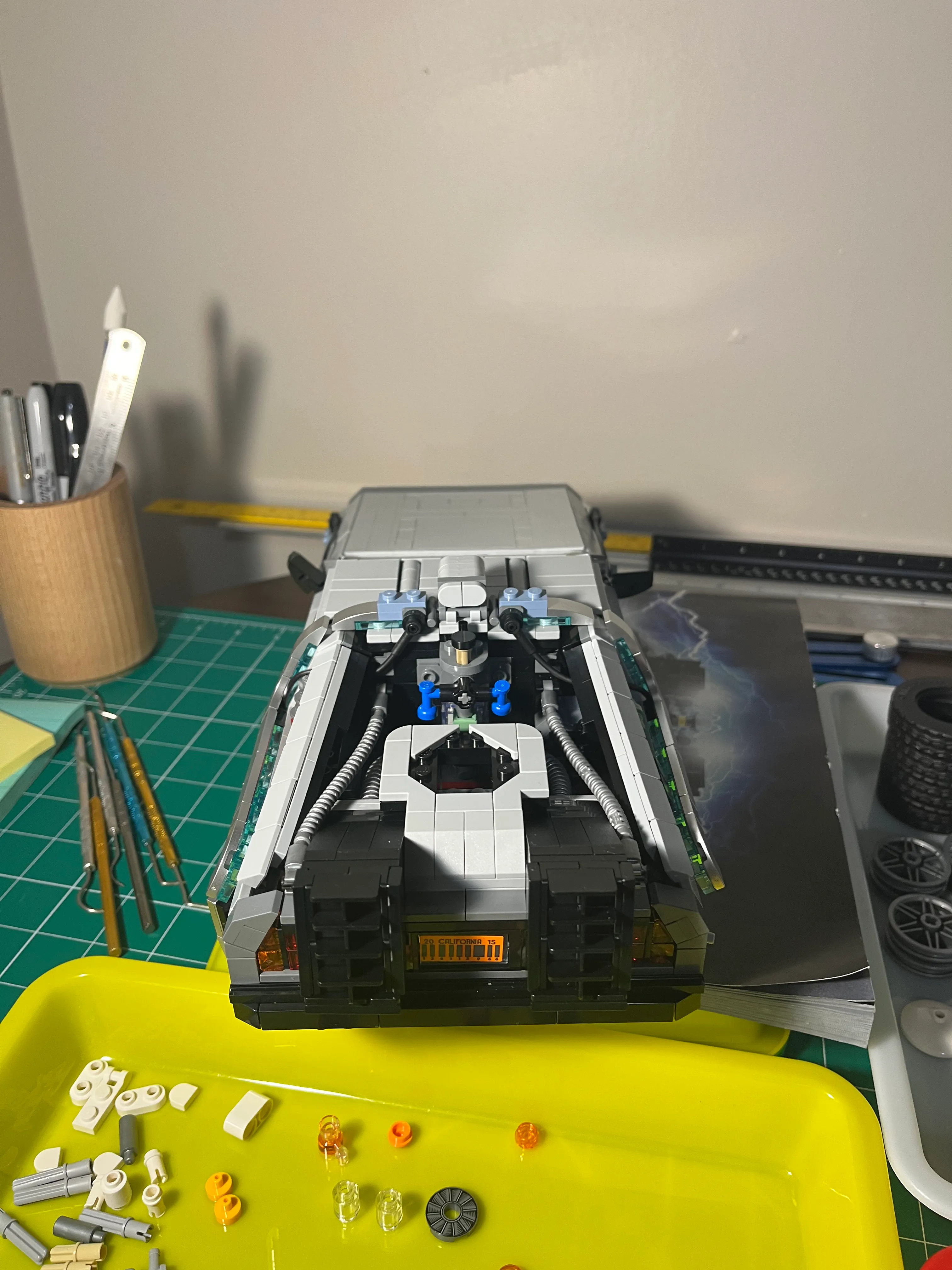 Back to the Future Lego Kit