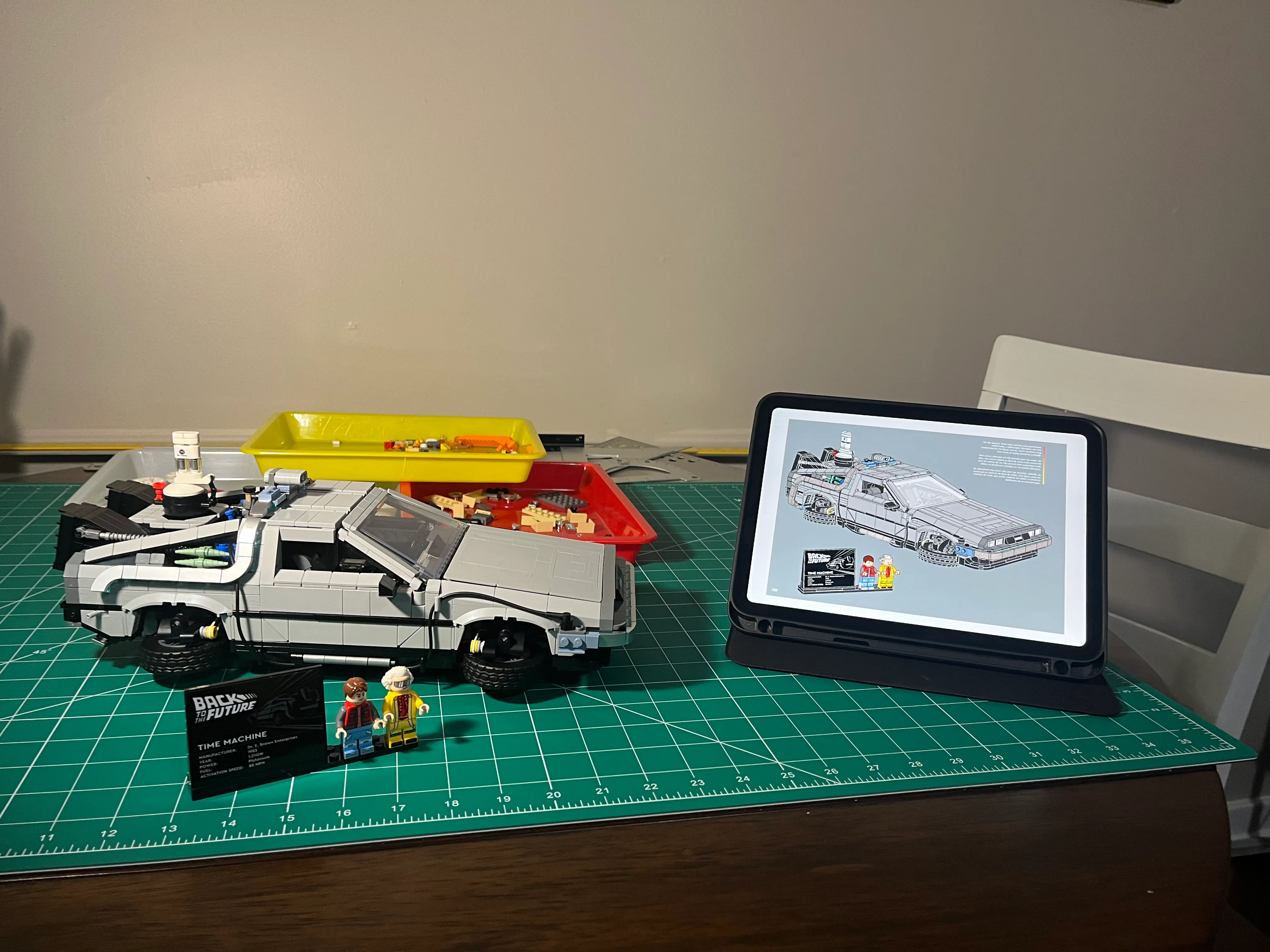 Back to the Future Lego Kit