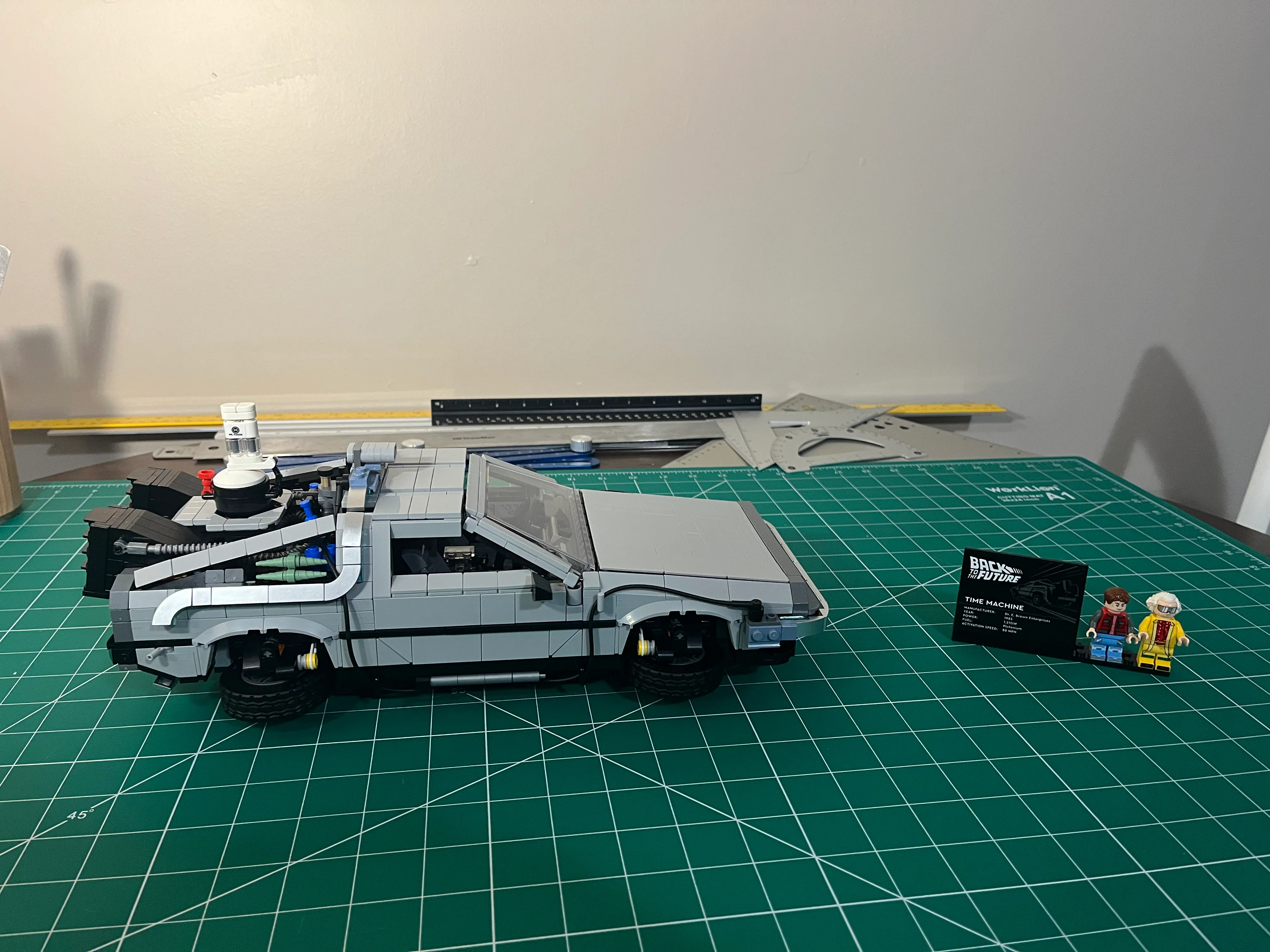 Back to the Future Lego Kit